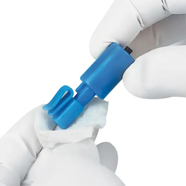 Universelle LED-Lampe mit Adapter-Clip – Blau – 10 Stück für Spekulum, Proktoskop und mehr