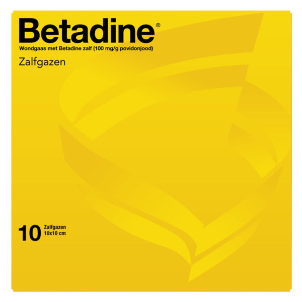 Betadine Desinfectie Zalfgazen 10 stuks