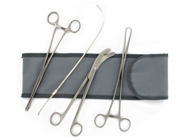 IUD Spiraalset – Hoes met 4 Instrumenten voor het Plaatsen van een Spiraal