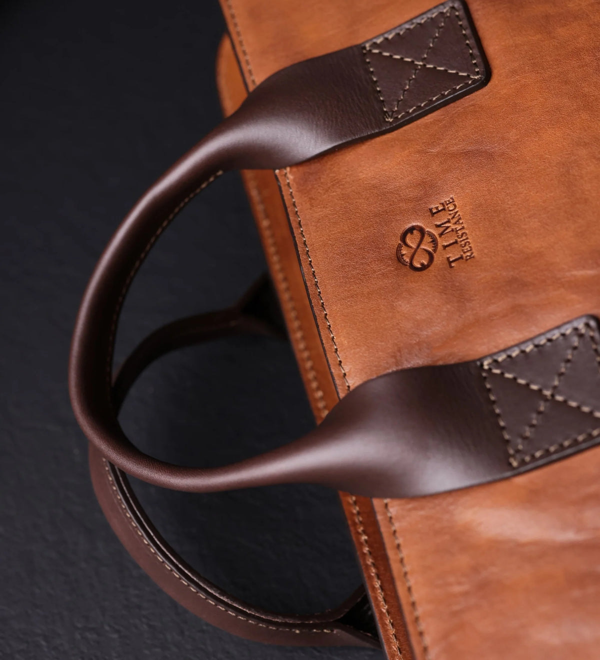 Leren Aktetas – Laptoptas – Wide Sargasso Sea – Cognacbruin