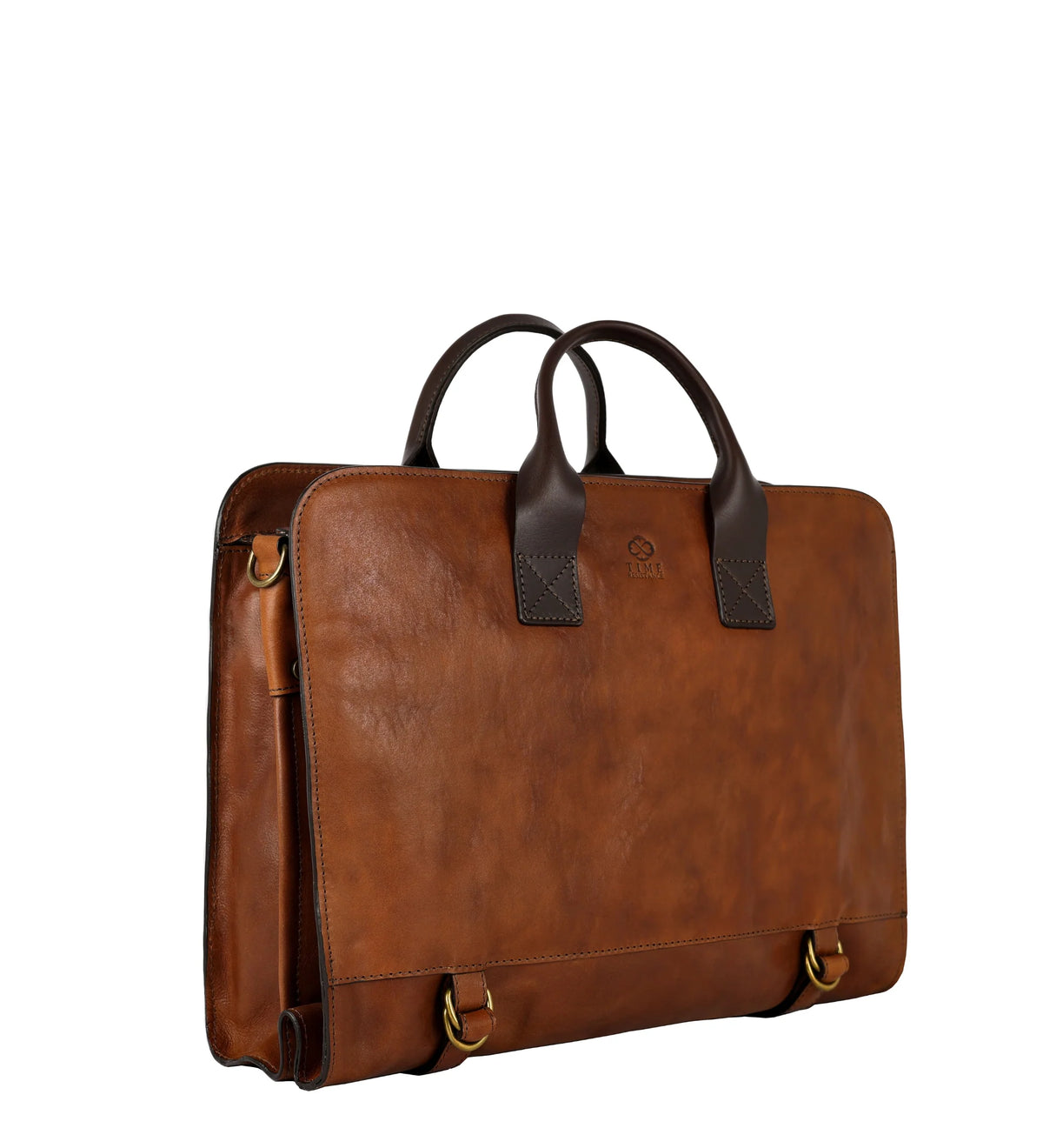 Leren Aktetas – Laptoptas – Wide Sargasso Sea – Cognacbruin