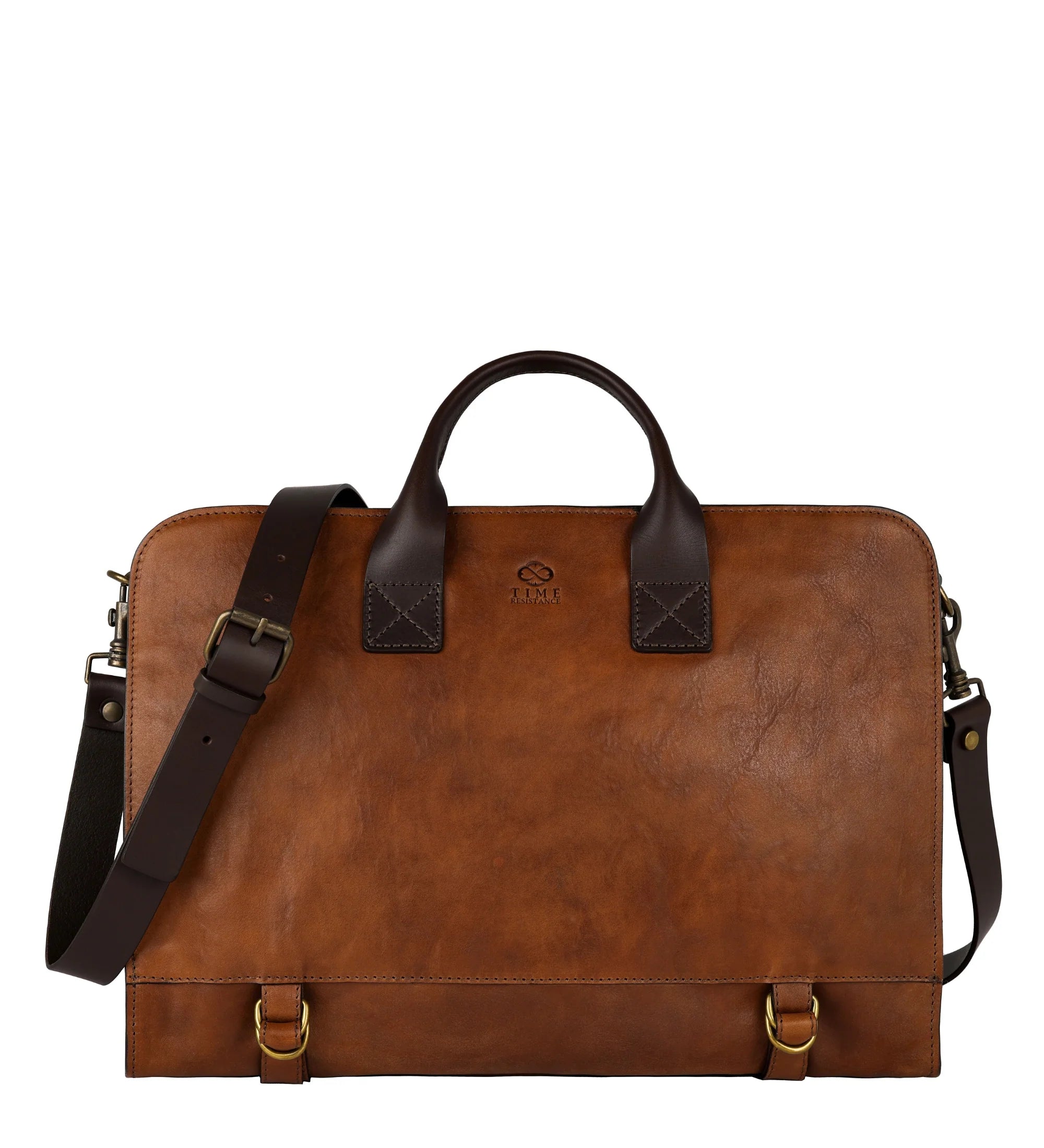 Leren Aktetas – Laptoptas – Wide Sargasso Sea – Cognacbruin