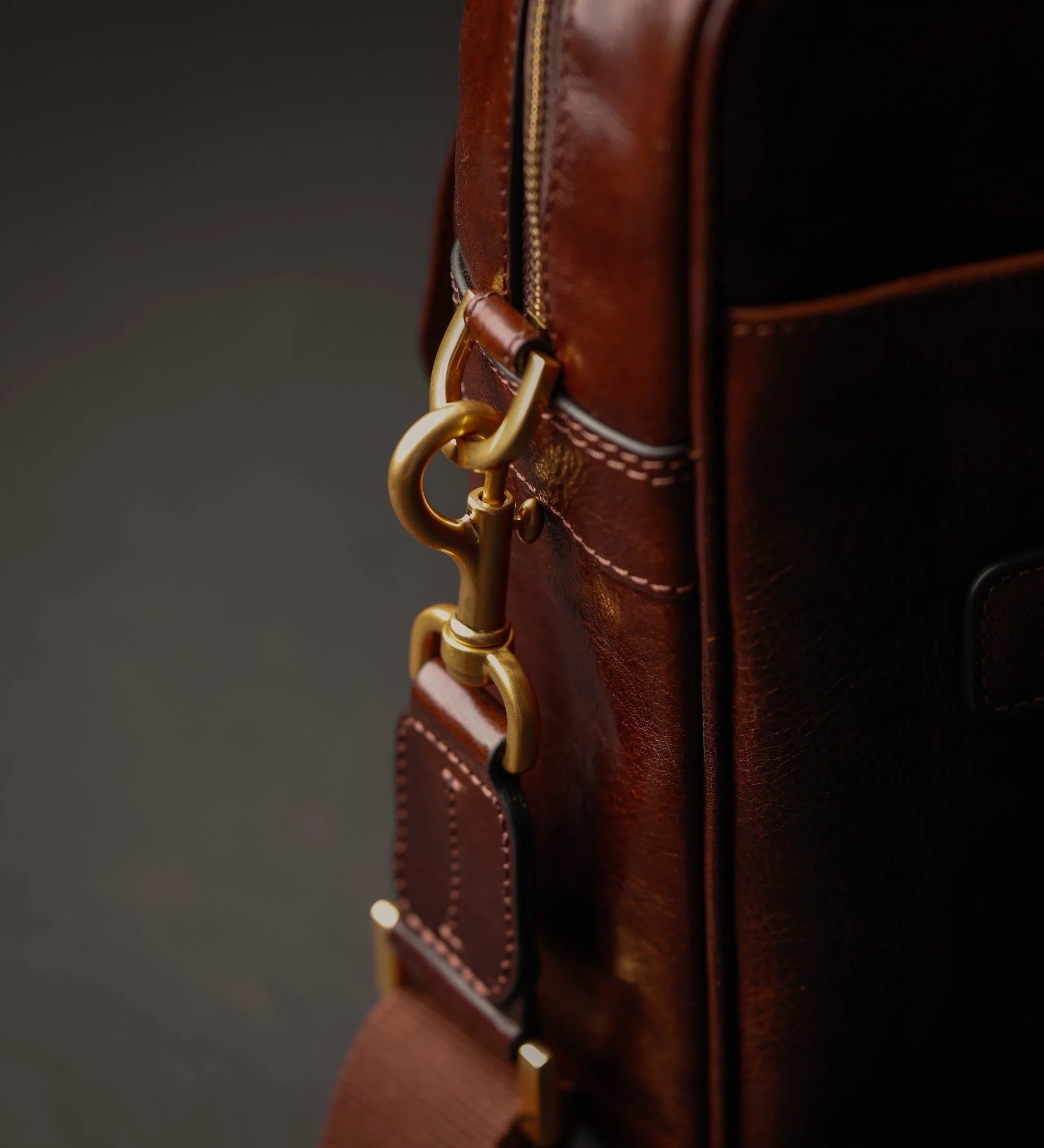 Leren Aktetas – Laptoptas – The Sheltering Sky – Bruin