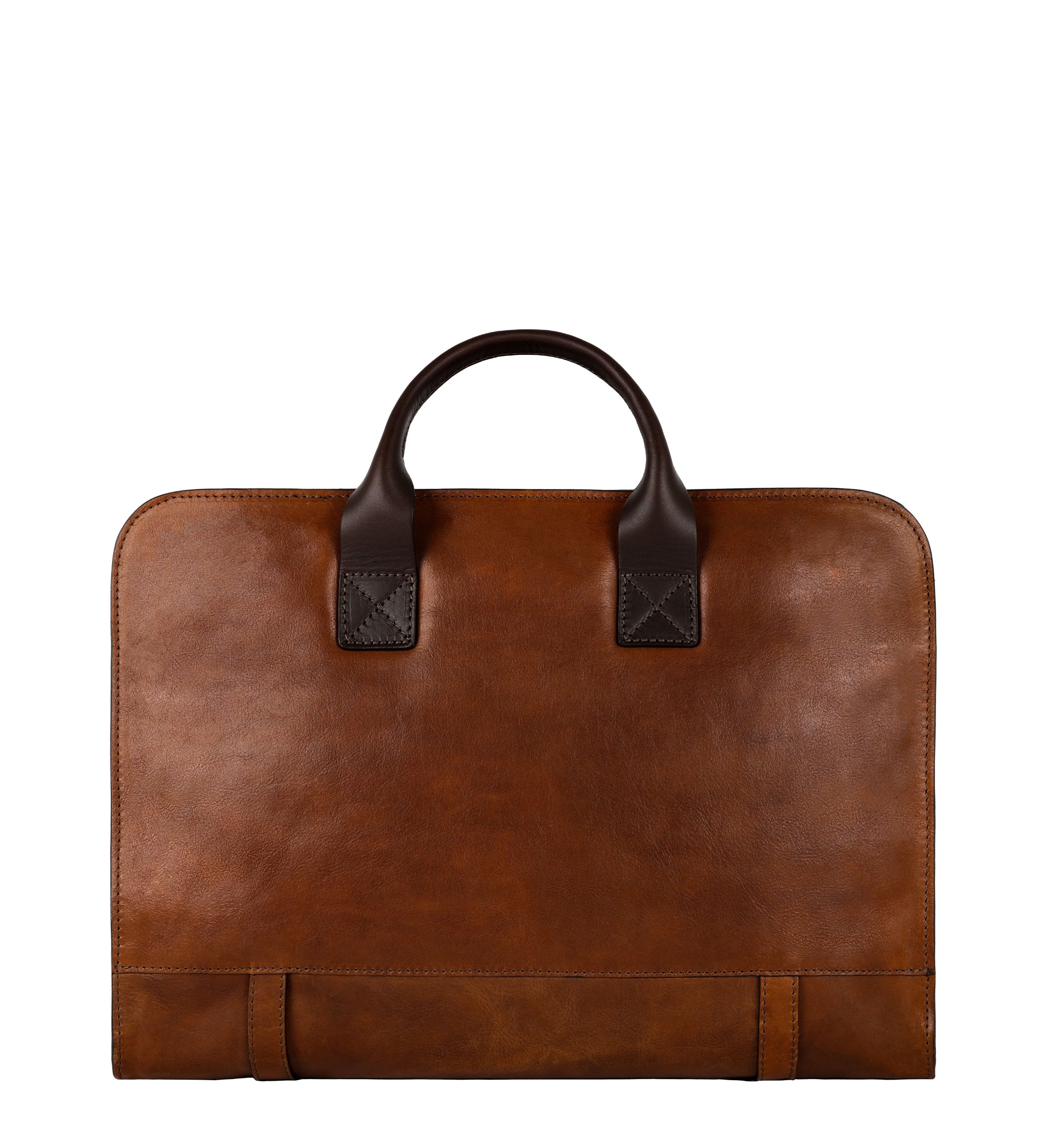 Leren Aktetas – Laptoptas – Wide Sargasso Sea – Cognacbruin