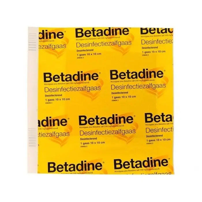 Betadine Desinfectie Zalfgazen 10 stuks