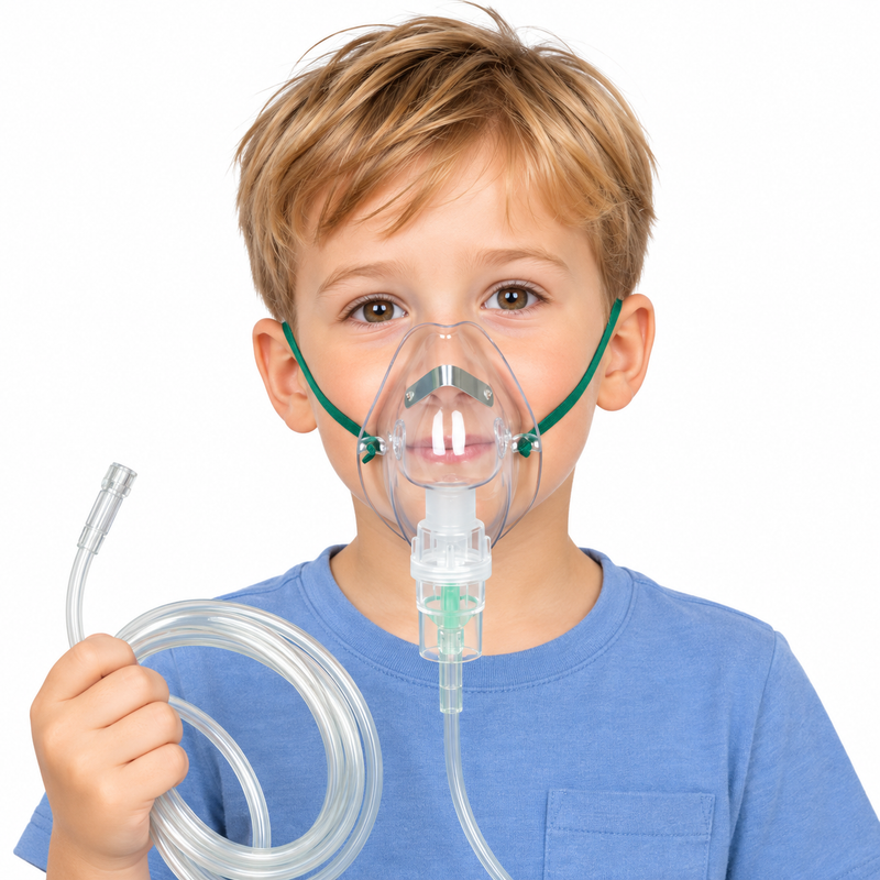 DCT Vernevelaar Set met Masker – Kinderen – 2,10 m Slang