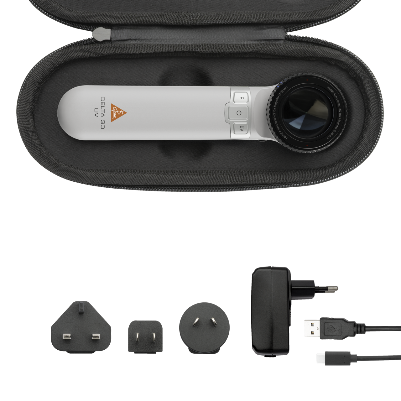 HEINE DELTA 30 UV Dermatoscope – UV, Polarised and Non-Polarised Light