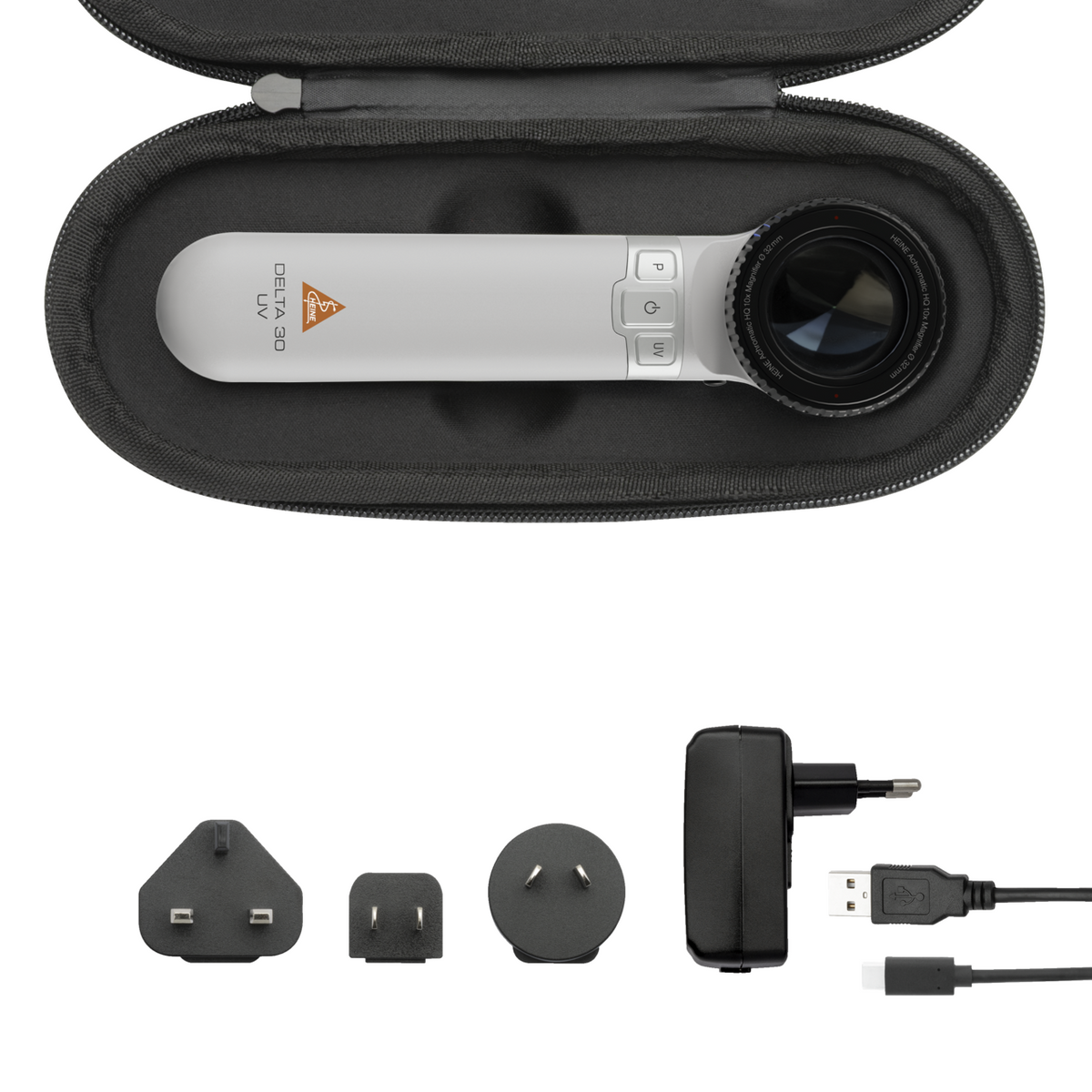 HEINE DELTA 30 UV Dermatoscope – UV, Polarised and Non-Polarised Light