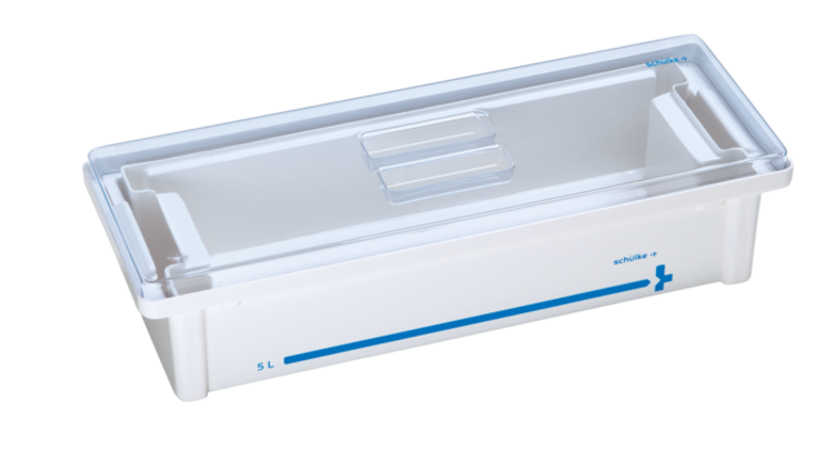 Schülke Instrument Disinfection Tray 5 L – Transparent Lid