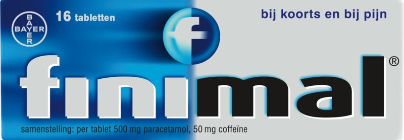 Finimal Paracetamol with Caffeine 500/50 mg – 16 Tablets