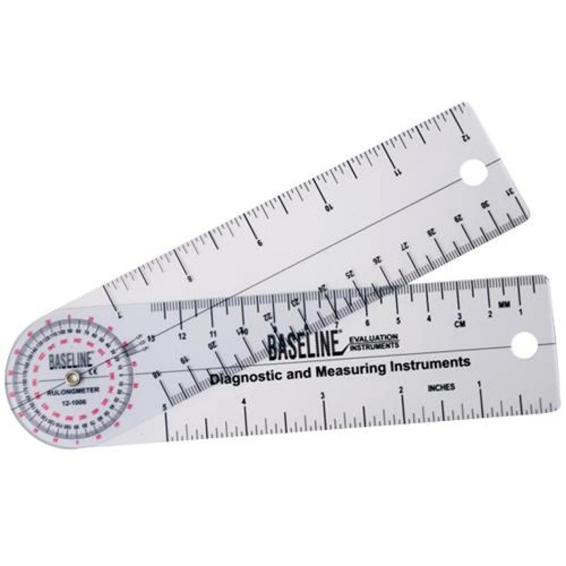 Baseline Goniometer 15 cm – 360° – Transparent