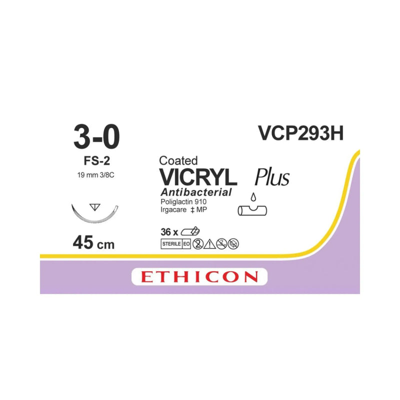 Vicryl hechtdraad Plus 3-0 45cm FS-2 VCP293H 36 stuks