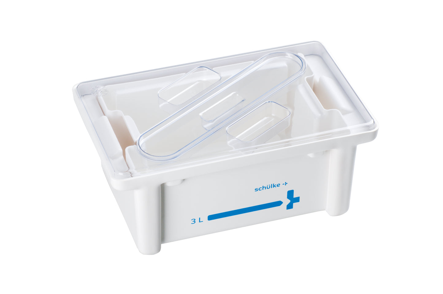 Schülke Instrument Disinfection Tray 3 L – Transparent Lid