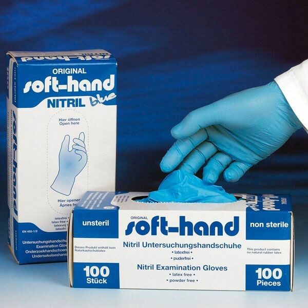 De waarheid vertellen Uitsluiten Mortal Soft-Hand Nitril Handschoenen Blue - 100 Stuks - Small | Medische Vakhandel